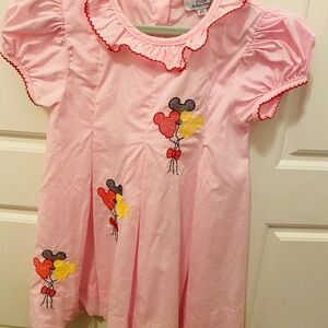 Custom Pink Disney smocked dress